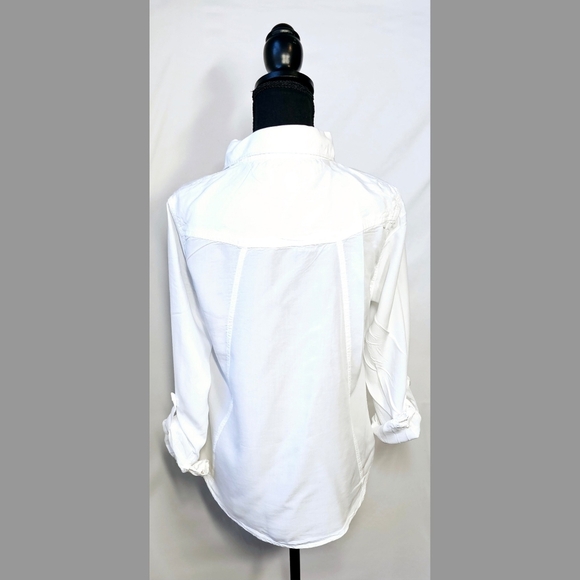 S White Button Down Blouse - Picture 4 of 4